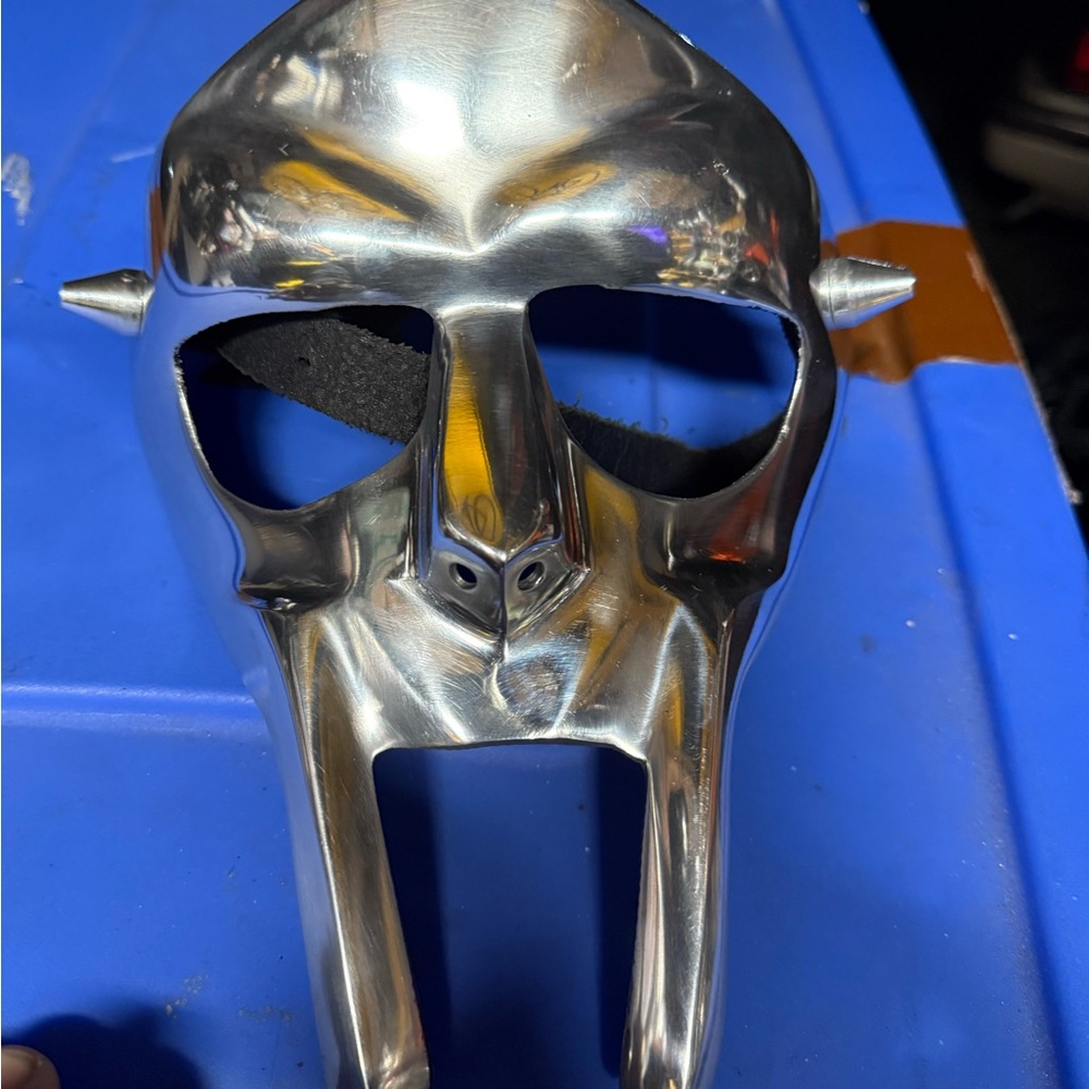 Silver Metallic Home Accent Mask MF Doom madvillain